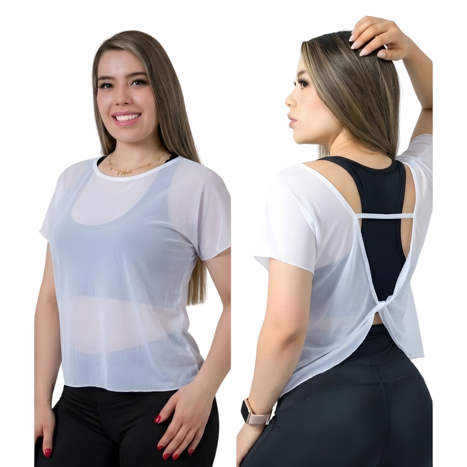 Blusa Mesh Twist Importación