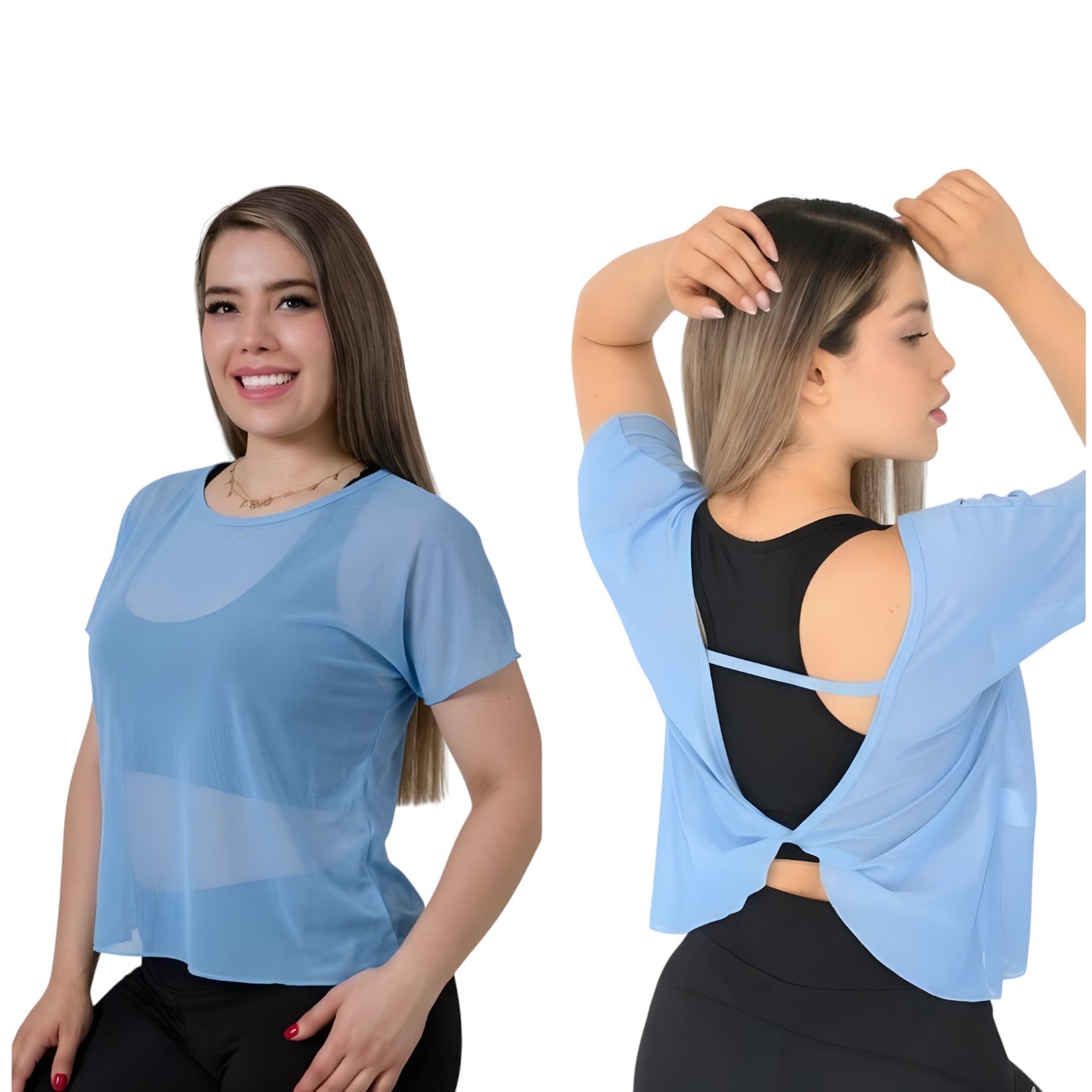 Blusa Mesh Twist Importación