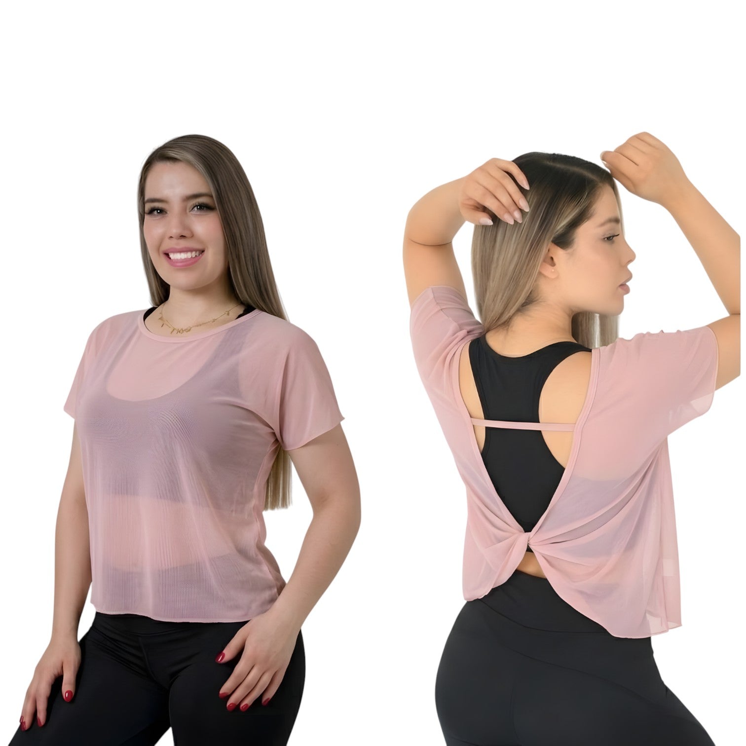 Blusa Mesh Twist Importación