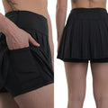 FALDA SHORT NYLON CON BOLSILLOS