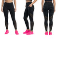Legg Combinado Bolsas de nylon con transparencias